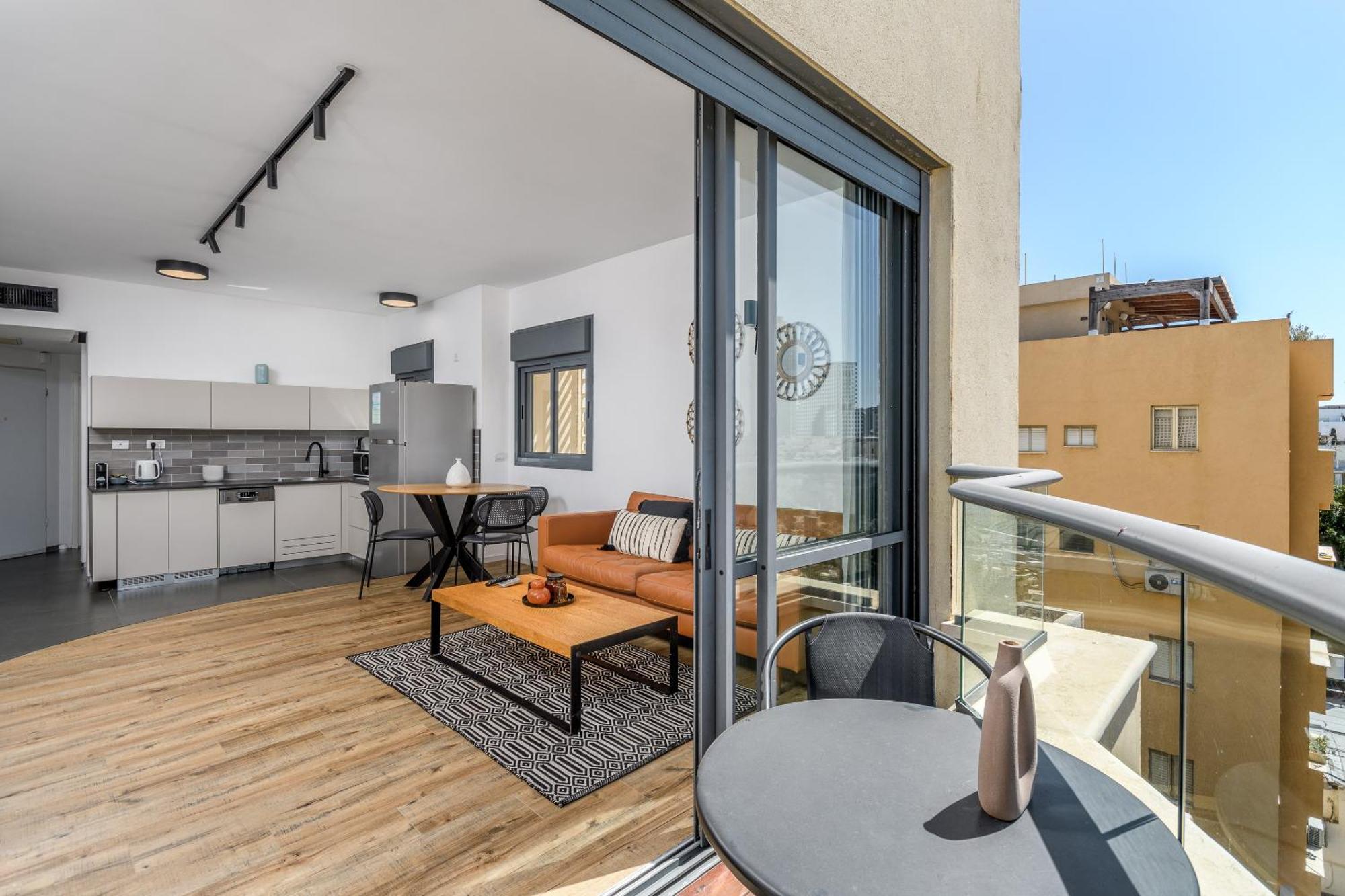 شقة Modern & Sunny 1 Bdr W Balcony And Parking تل أبيب المظهر الخارجي الصورة